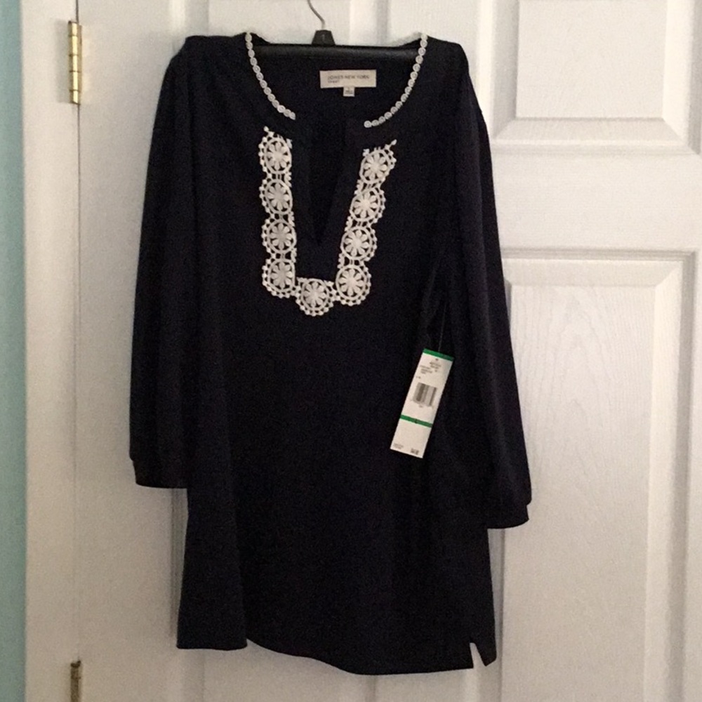 Navy Blue Talbot’s Blouse NWT